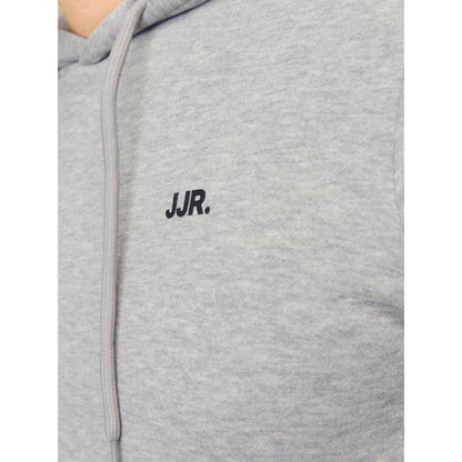 JJ Rebel Mens Logo Sweatshirt Light Grey Melange