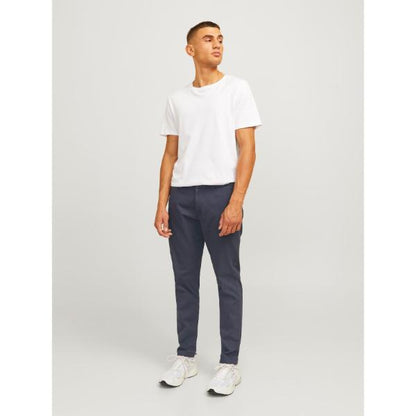 JJ Rebel Michael Mens Slim Fit Chinos Navy Blazer