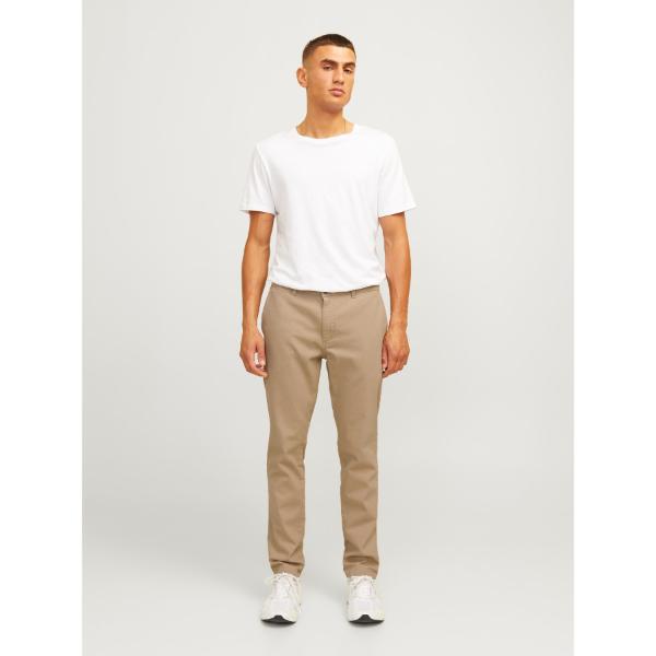 JJ Rebel Michael Mens Slim Fit Chinos Crockery