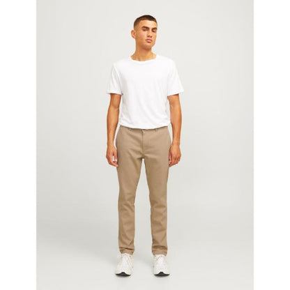 JJ Rebel Michael Mens Slim Fit Chinos Crockery