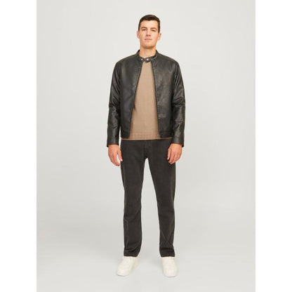 JJ Rebel Callum Mens Crew Neck Pullover Crockery