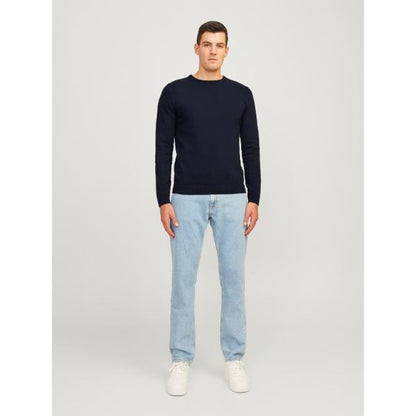 JJ Rebel Callum Mens Crew Neck Pullover Navy Blazer