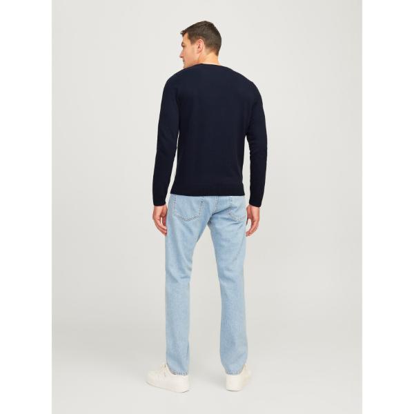 JJ Rebel Callum Mens Crew Neck Pullover Navy Blazer
