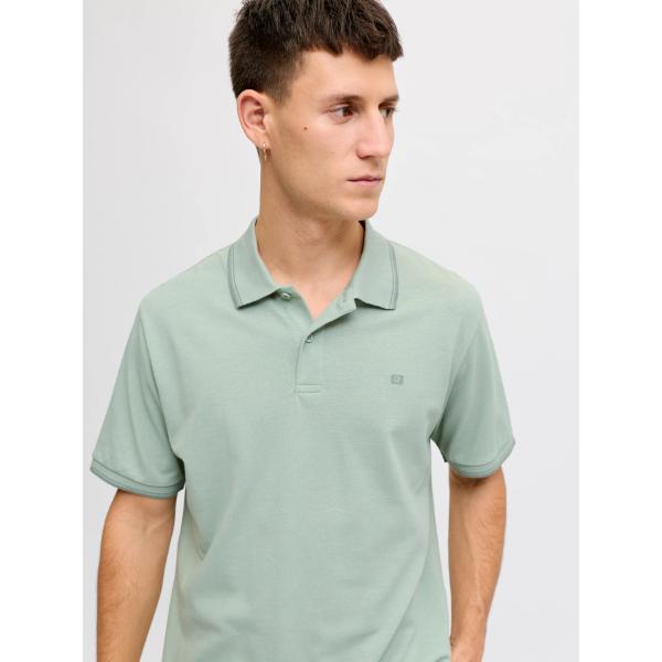 JJ Rebel Zell Mens Polo Shirt Turquoise