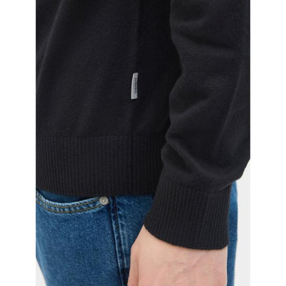 JJ Rebel Callum Knit Half Zip Black