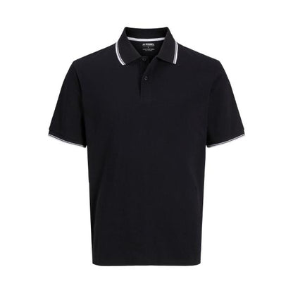 JJ Rebel Zell Mens Polo Shirt Black