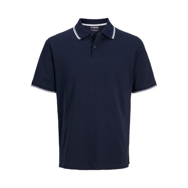 JJ Rebel Zell Mens Polo Shirt Sky Captain