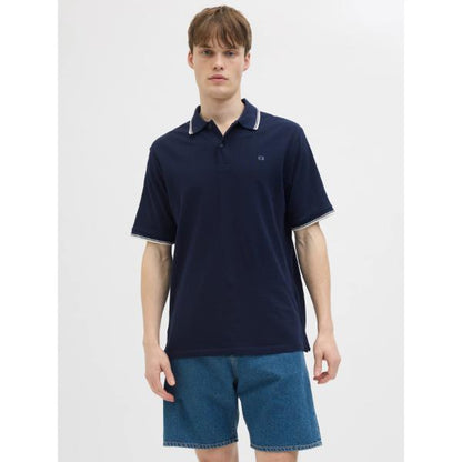 JJ Rebel Zell Mens Polo Shirt Sky Captain