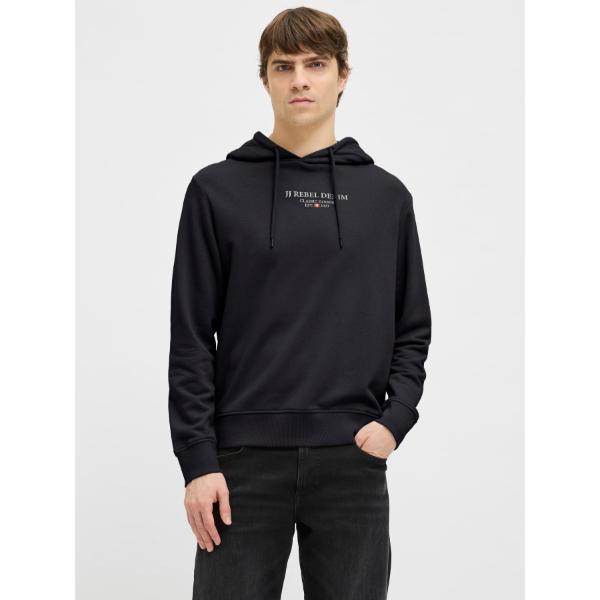 JJ Rebel Mens Printed Sweatshirt Black