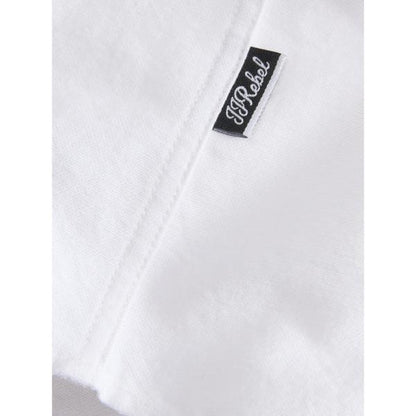 JJ Rebel Oscar Mens Regular Fit Long Sleeve Shirt White