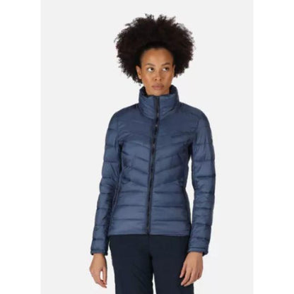 Regatta Keava II Womens Baffled/Quilted Jacket Dark Denim