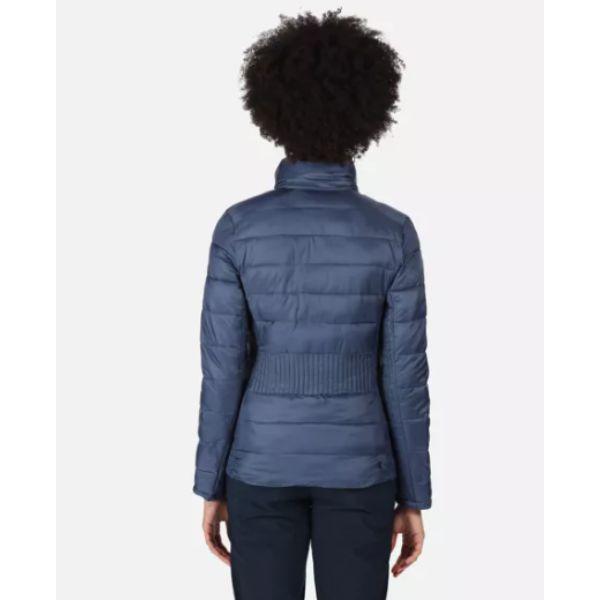 Regatta Keava II Womens Baffled/Quilted Jacket Dark Denim