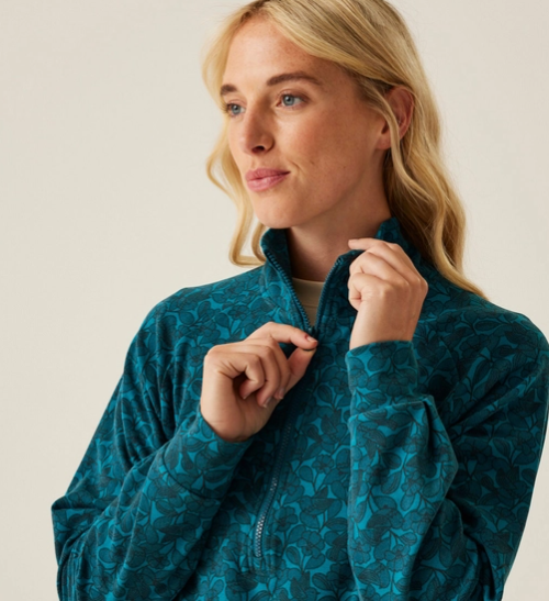 Regatta Orla Kiely Womens Midlayer Birdy Blue