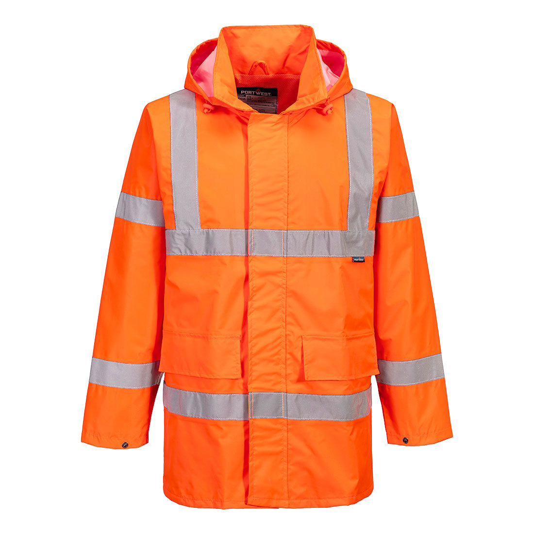 Portwest Hi Viz Rain Lite Traffic Jacket Orange