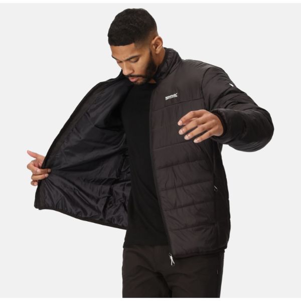 Regatta Freezeway III Mens Baffled/Quilted Jackets Black AW23