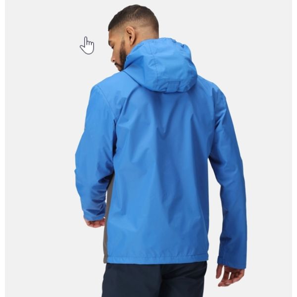 Regatta Matt Mens Jackets Waterproof Shell OxfdBlu/Iron AW23