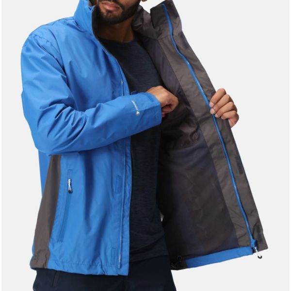 Regatta Matt Mens Jackets Waterproof Shell OxfdBlu/Iron AW23