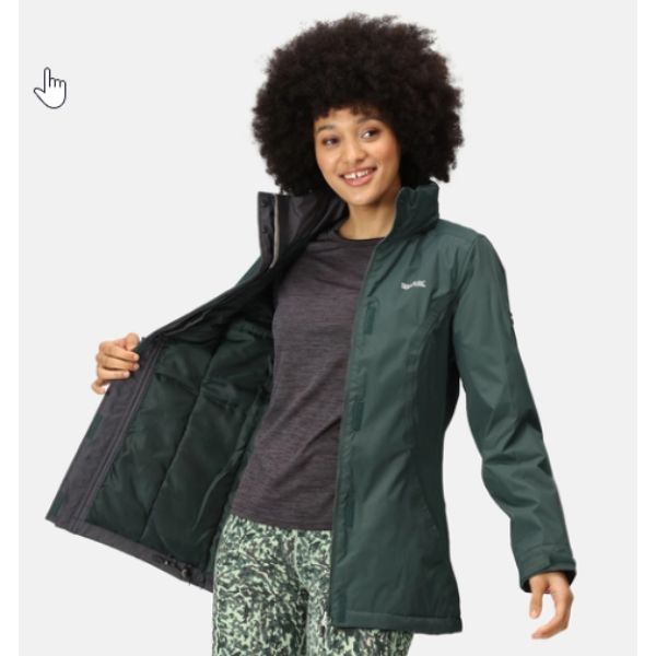 Regatta Blanchet II Womens Waterproof Insulated Jacket Darkest Spruce AW23