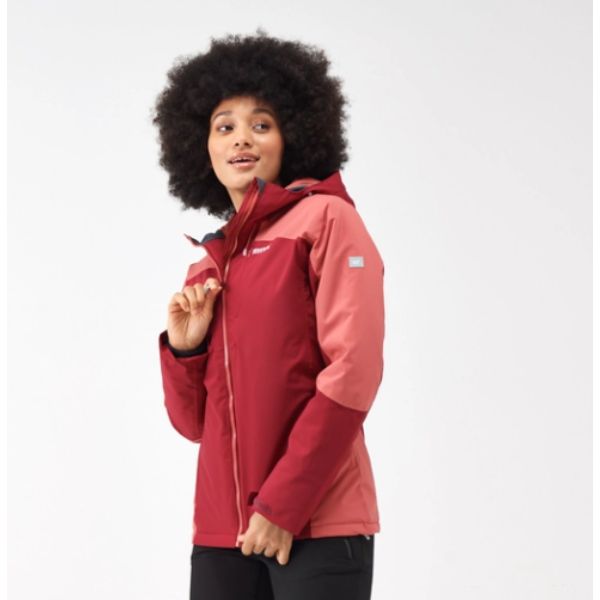 Regatta Wm Highton StrIII Womens Jackets Waterproof Insulated 20 RumbaRd/MnRd AW23