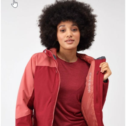 Regatta Wm Highton StrIII Womens Jackets Waterproof Insulated 20 RumbaRd/MnRd AW23