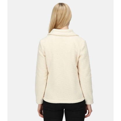 Regatta Kizmit Full Zip Womens Fleece Light Vanilla Fluffy AW23