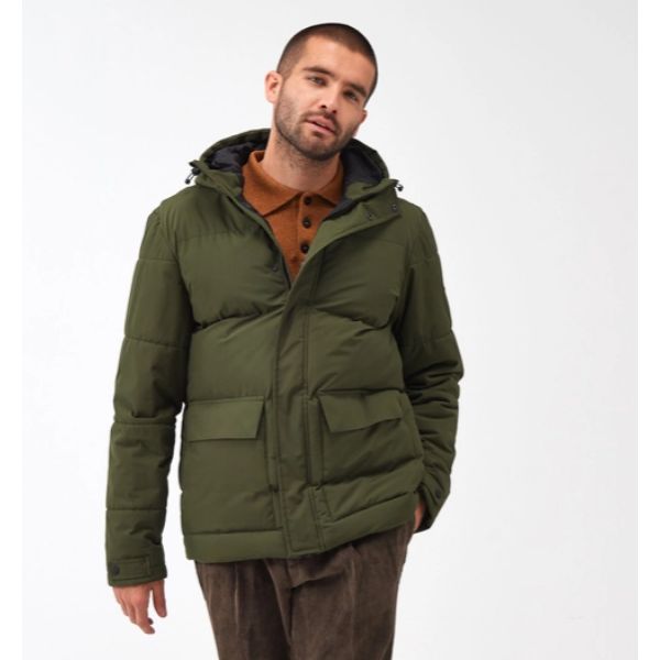 Regatta Falkner Mens Baffled/Quilted Jackets Dark Khaki AW23