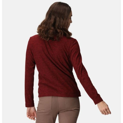 Regatta Kizmit Full Zip Womens Fleece Mineral Red Marl AW23