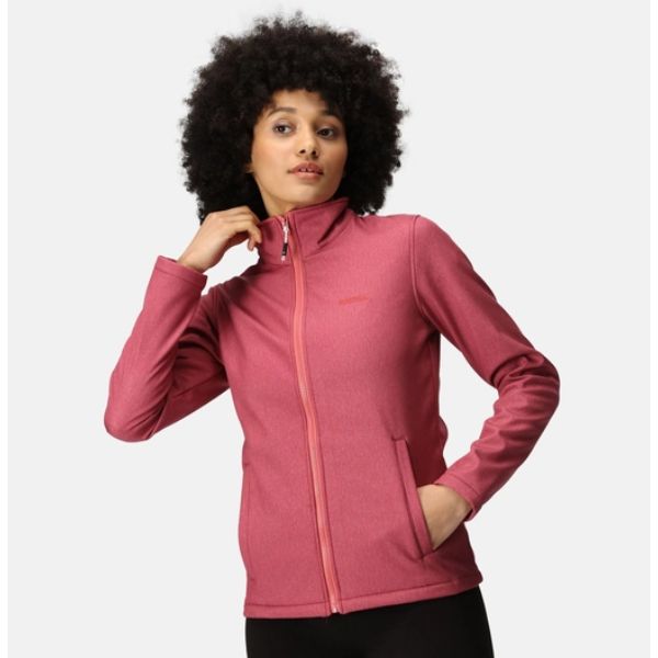 Regatta Connie V Womens Soft Shell Jacket Rumba Red