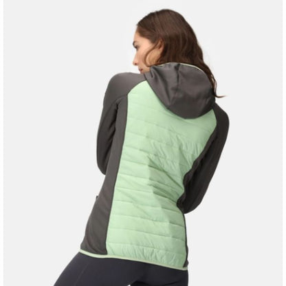 Regatta Wms Andreson VIII Womens Baffled/Quilted Jackets 20 QuiGrn/SlGry AW23