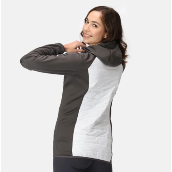 Regatta Wms Andreson VIII Womens Baffled/Quilted Jackets 18 White/SlGrey AW23