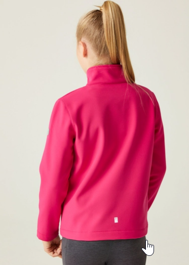 Regatta Junior Cera Kids Softshell Jacket Pink Potion