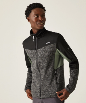 Regatta Coladane VI Mens Fleece Ash Marl/Black