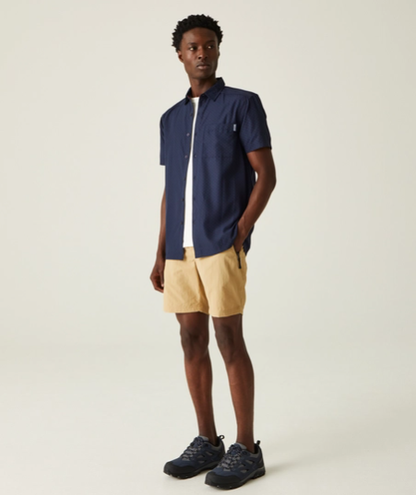 Regatta Mindano VIII Mens Shirt Navy/Moonlight Denim