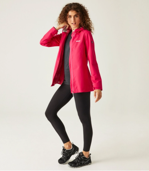 Giacca Softshell Donna Regatta Sunaree - Stretch, Cappuccio Con Pelliccia Eco, 2 Tasche Zip, 96% Poliestere 4% Elastan