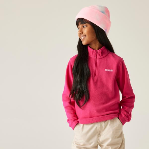 Regatta Hot Shot II Kids Fleece Pink Potion