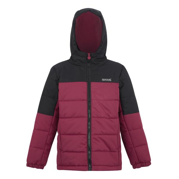 Regatta Lofthouse Kids Jacket Black/Dark Pimento 
