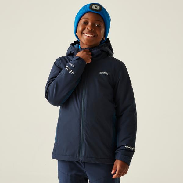 Regatta Hurdle Kids Insultated Jacket Navy/Moonlight Denim
