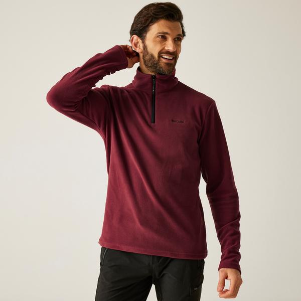 Regatta Thompson Mens Fleece Dark Maroon