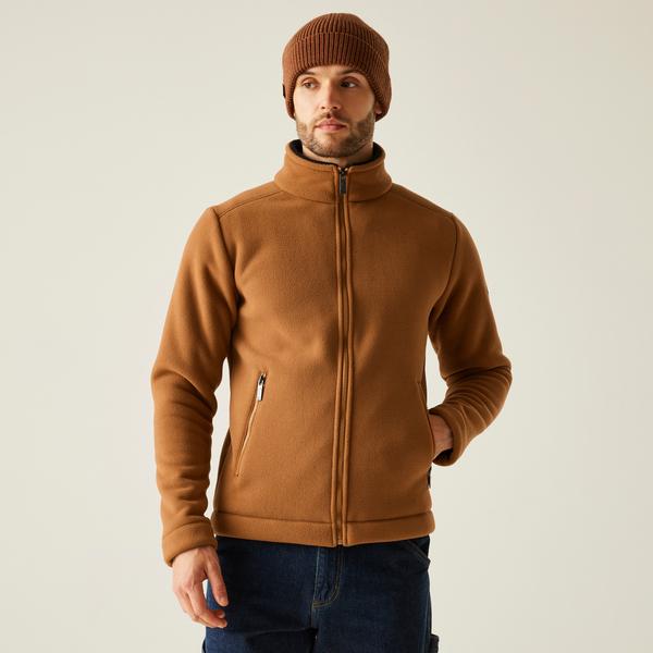 Regatta Garrian II Mens Fleece Glazed Ginger Black