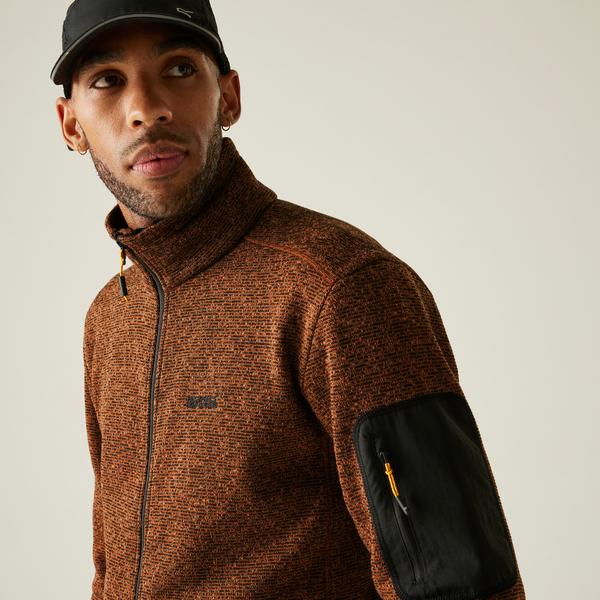 Regatta Newhill Mens Fleece Nut Brown