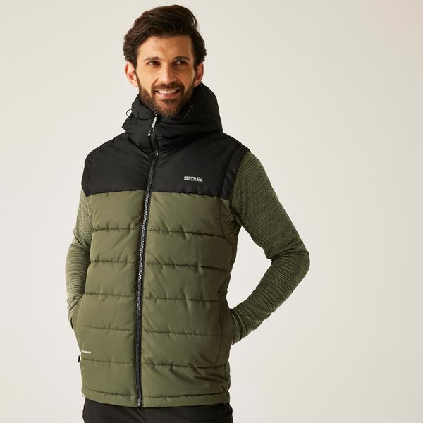 Regatta Aldthorn Mens Body Warmer Olive Night/Black