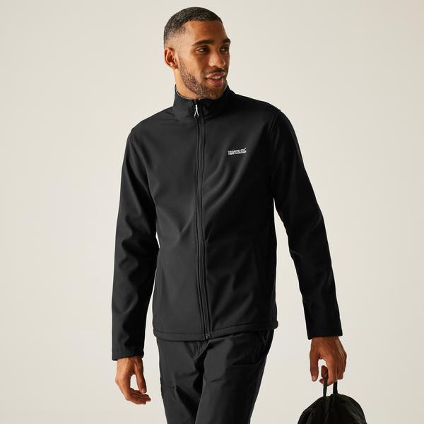 Regatta Cera V Mens Softshell Jacket Black