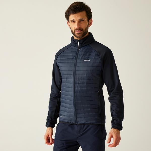 Regatta Clumber Hybrid Mens Jacket Navy