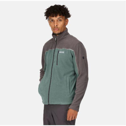 Regatta  Fellard Mens Fleece Seapine/Seal Grey