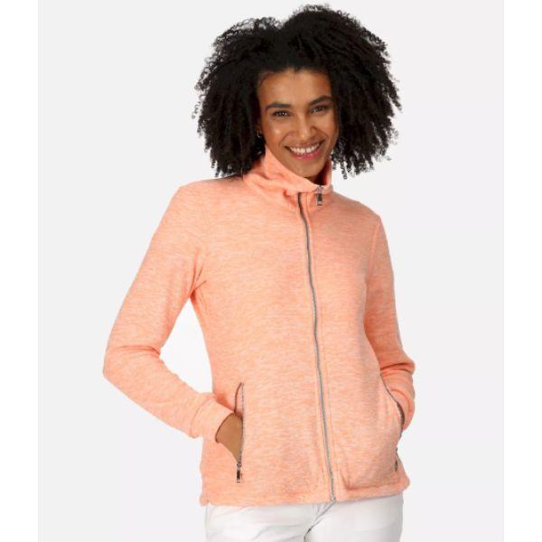 Regatta  Azaelia F/Z Womens Fleece Papaya Punch Marl