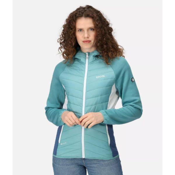 Regatta  Andreson Vii Womens Baffled/Quilted Jacket Bristol Blue/White