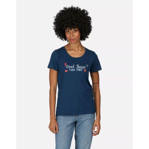 Regatta  Filandra Vii Womens T-Shirts/Polos/Vests Blue Opal