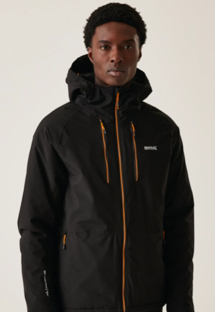 Regatta  Highton Str Iii  Mens Waterproof Insulated Black(Fox)