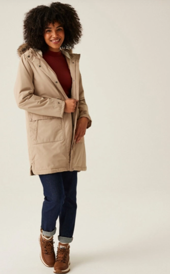 Regatta  Sabinka Ii  Womens Waterproof Insulated Warm Taupe