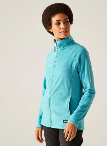 Regatta Mayse Ladies Full Zip Fleece Turquoise Marl